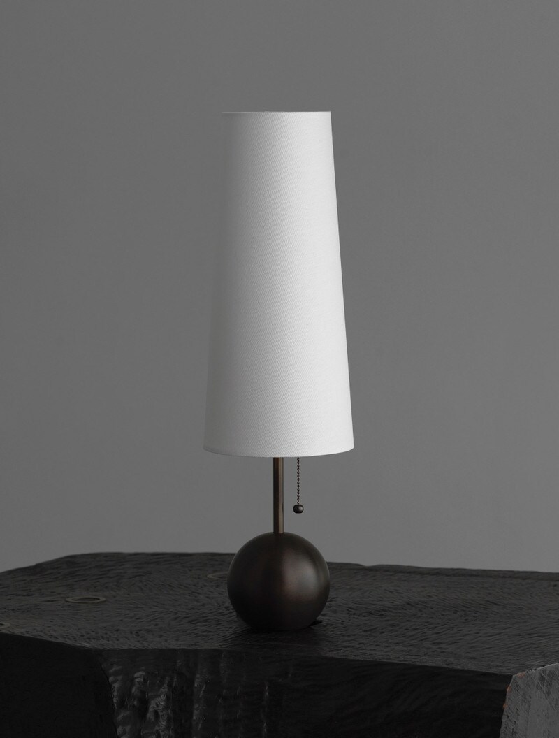 Bola Table Lamp shown in Bronze